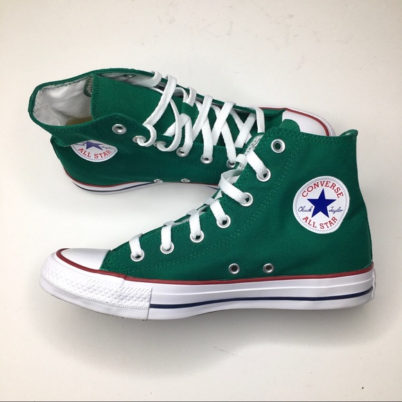 Custom Converse All Star High Top Forest Green - Picture 11 of 11
